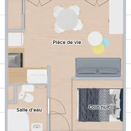 Апартаменты Des Jardins, Wifi, Centre Luchon Bagneres-de-Luchon