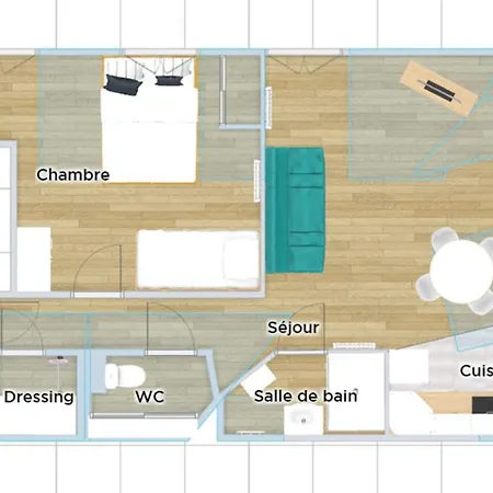 Des Jardins, Wifi, Centre Luchon Апартаменты *